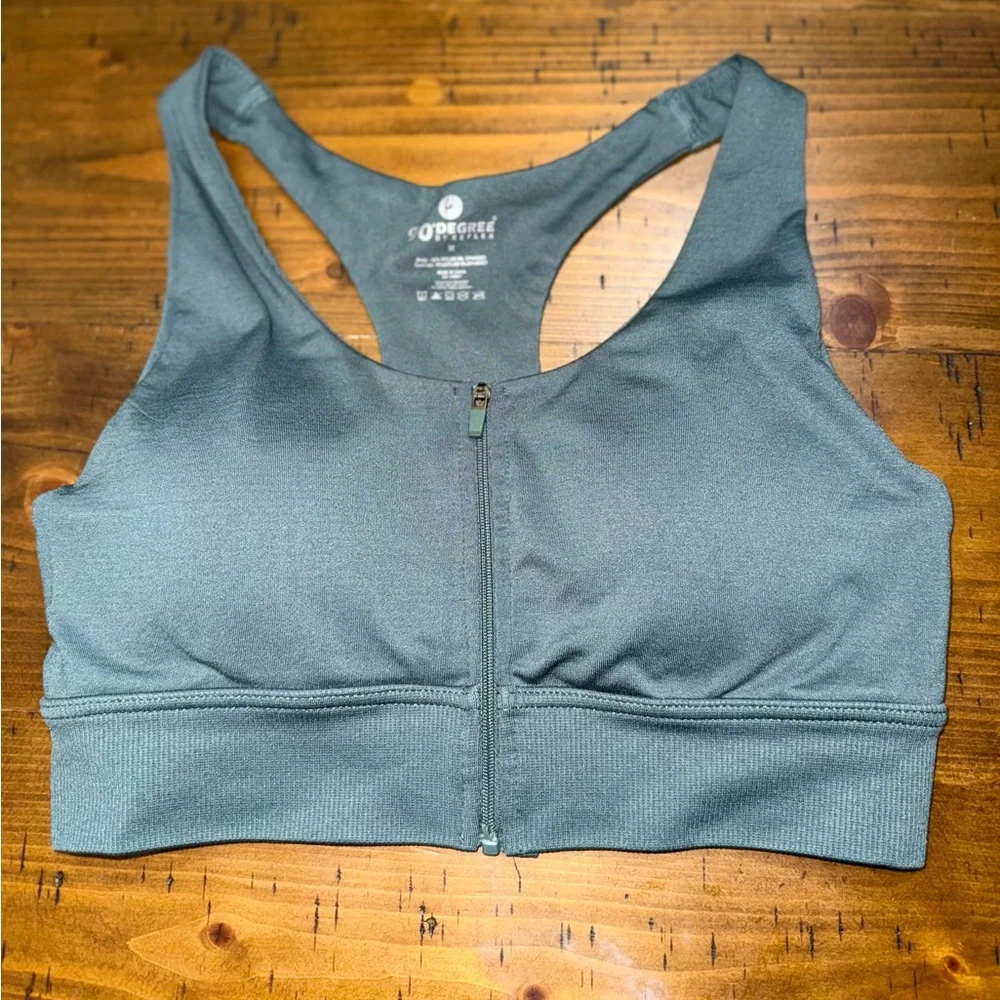 90‎ Degree By Reflex Teal Sports Bra